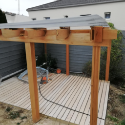 Réparation de toiture de pergola en acier Moulins